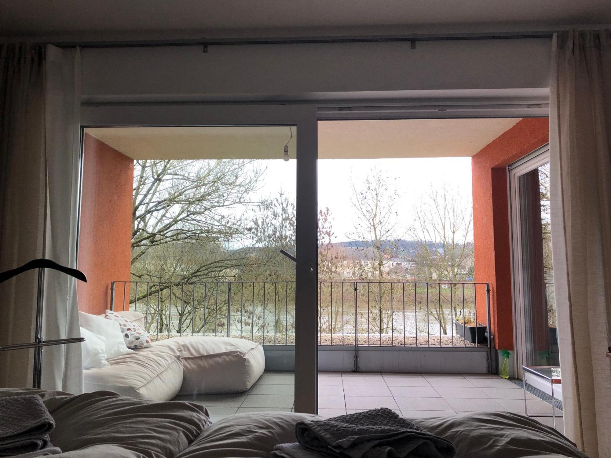 Schickes Apartment Mit Moselblick Трир Экстерьер фото