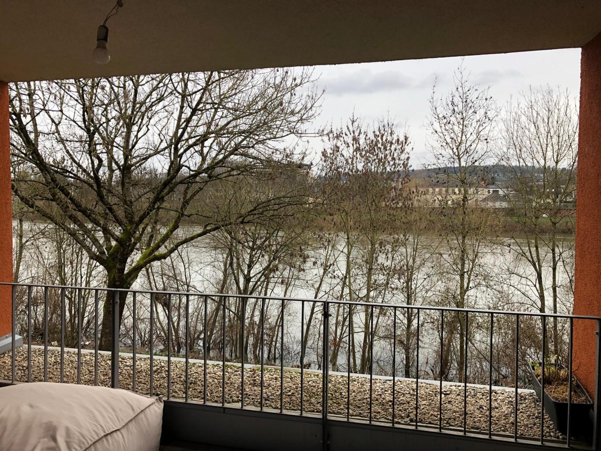 Schickes Apartment Mit Moselblick Трир Экстерьер фото